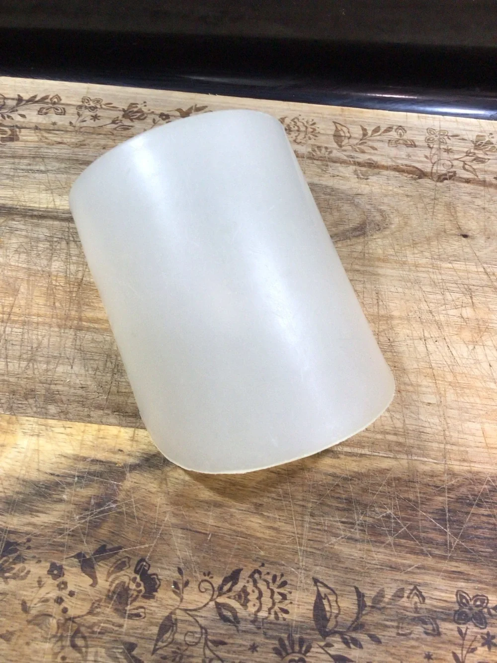 Vintage Tupperware 292 Rocker Scoop 1/2 Cup USA Kitchen Measuring Scoop.